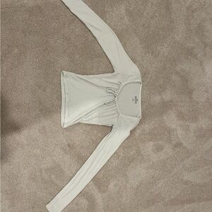 Women's Cream Long Sleeve Top